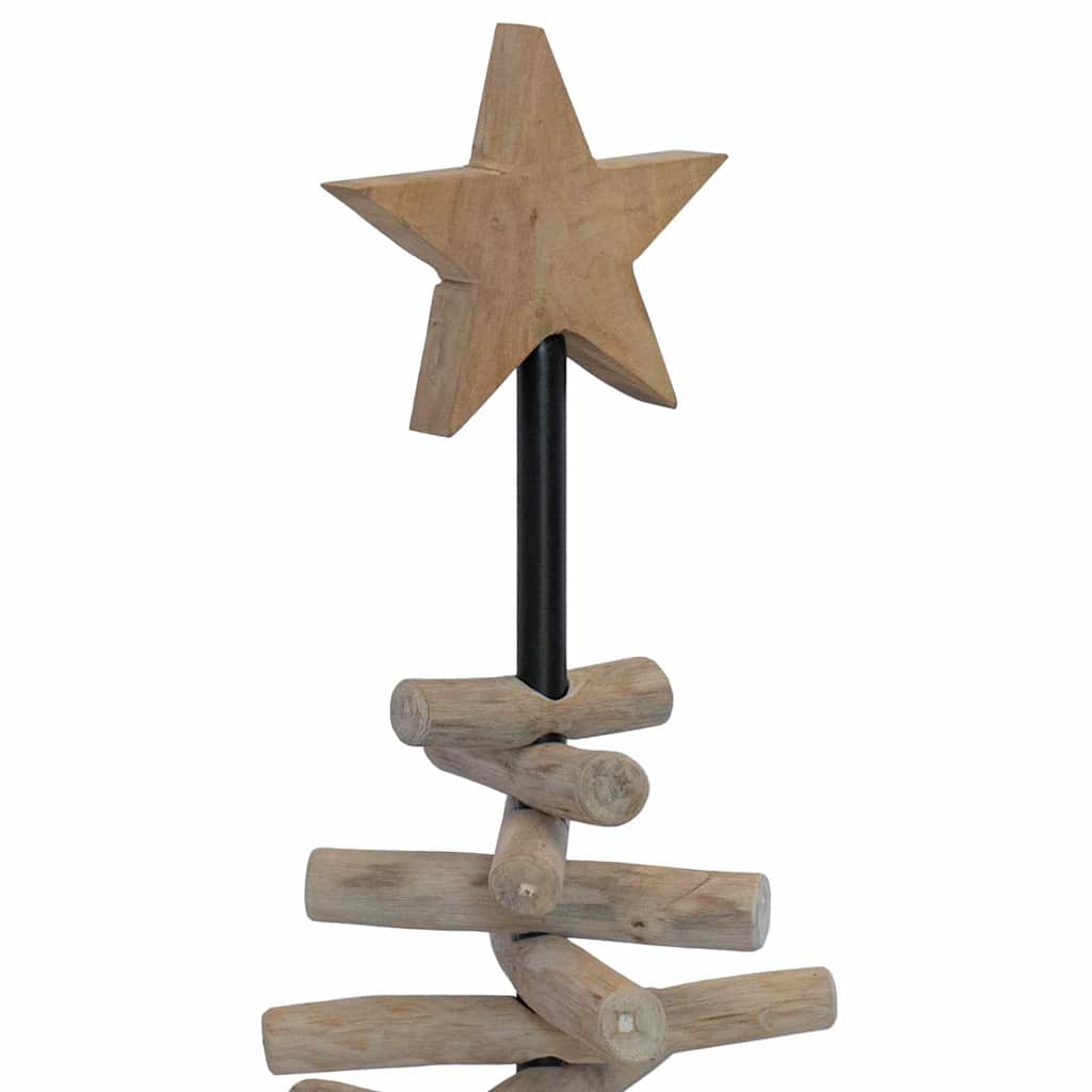 Kerstboom Met Standaard Bruin 90 Cm Massief Teakhout
