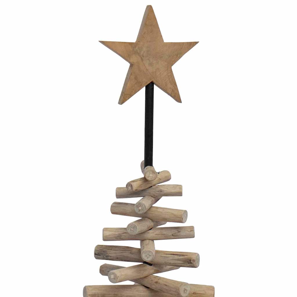 Kerstboom Met Standaard Bruin 120 Cm Massief Teakhout
