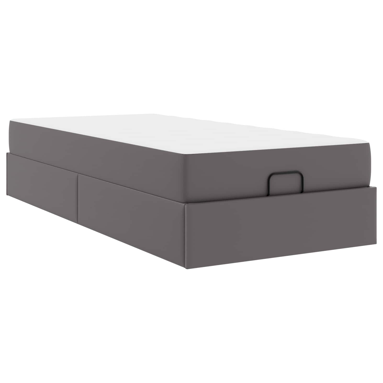 Bedframe Met Matras Met Matras 2 Pcs Pvc 80 x 200 cm Grijs