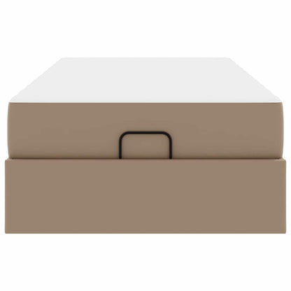 Bedframe met matras Anders 2 st Tan PVC