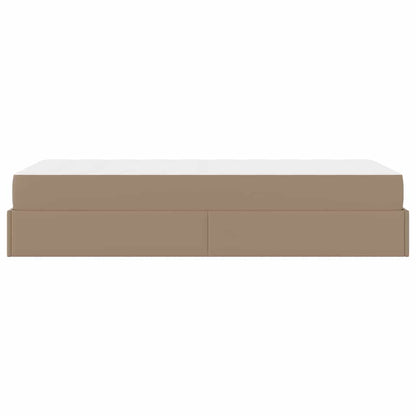 Bedframe met matras Anders 2 st Tan PVC