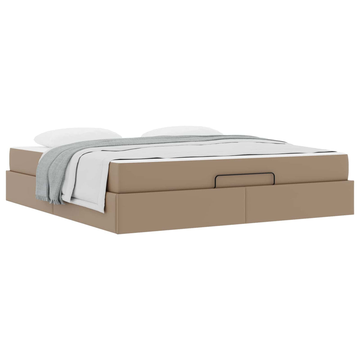 Bedframe met matras Anders 2 st Tan PVC
