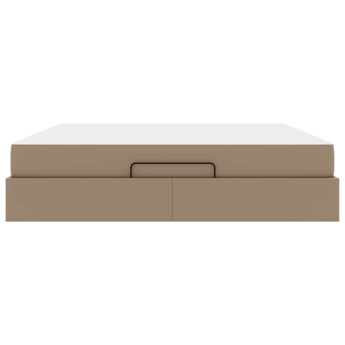 Bedframe met matras Anders 2 st Tan PVC
