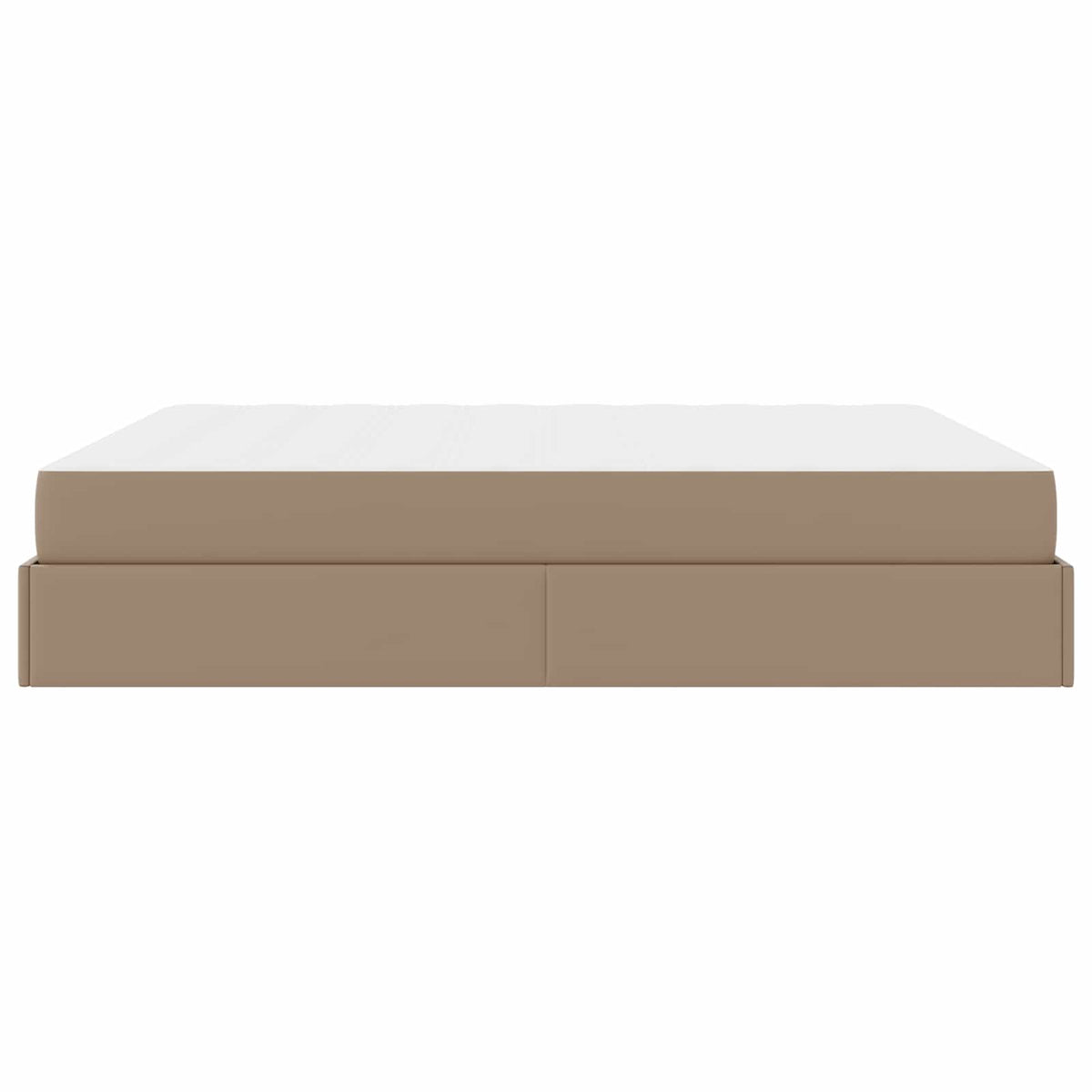 Bedframe met matras Anders 2 st Tan PVC