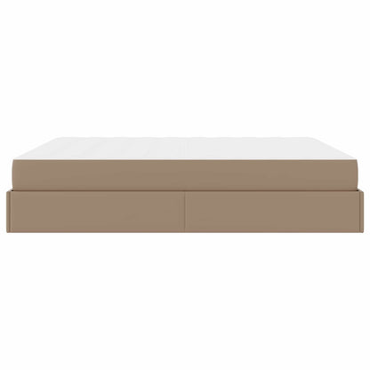 Bedframe met matras Anders 2 st Tan PVC