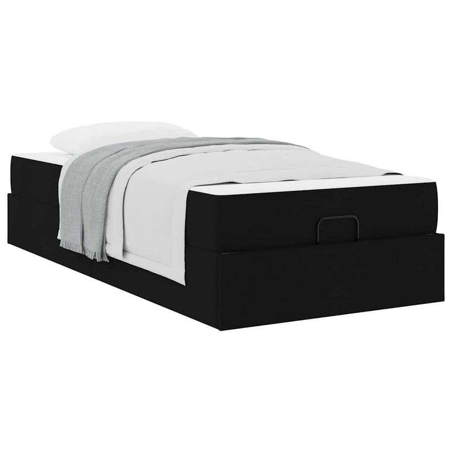 Bedframe Zwart 90 x 190 cm Stof