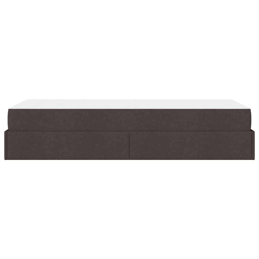 Bedframe Donkerbruin 90 x 190 cm Pocketveren