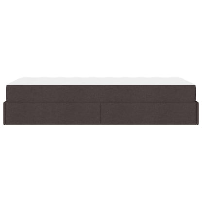 Bedframe Donkerbruin 90 x 190 cm Pocketveren