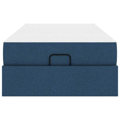 Bedframe Blauw 90 x 200 cm Stof