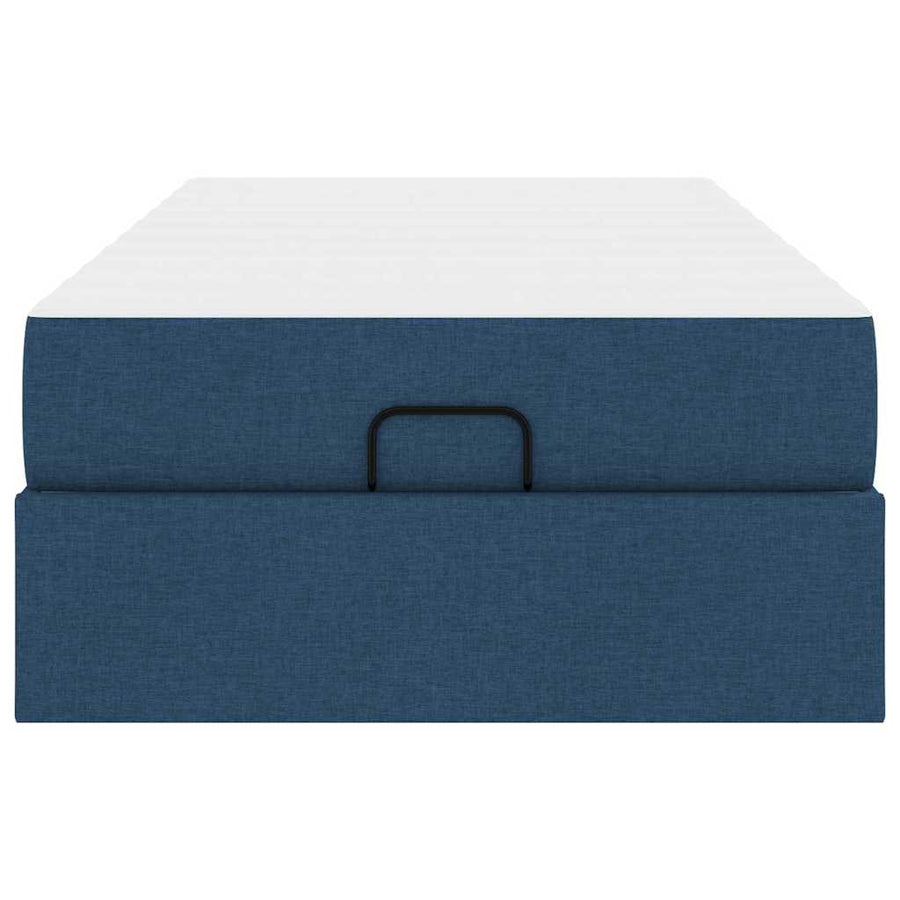 Bedframe Blauw 90 x 200 cm Stof