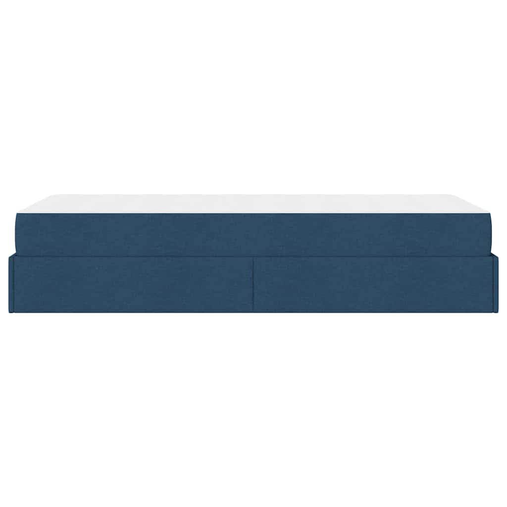 Bedframe Blauw 100 x 200 cm Stof