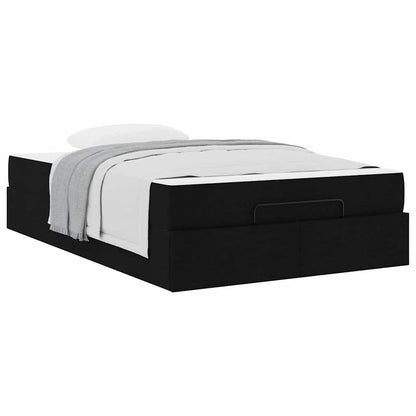 Bedframe Zwart 120 x 190 cm Stof