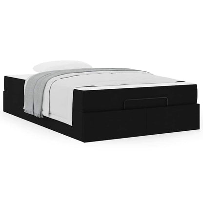 Bedframe Zwart 120 x 190 cm Stof