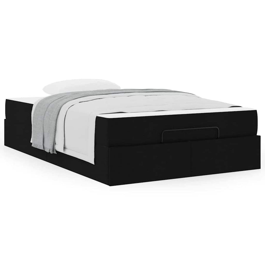 Bedframe Zwart 120 x 190 cm Stof