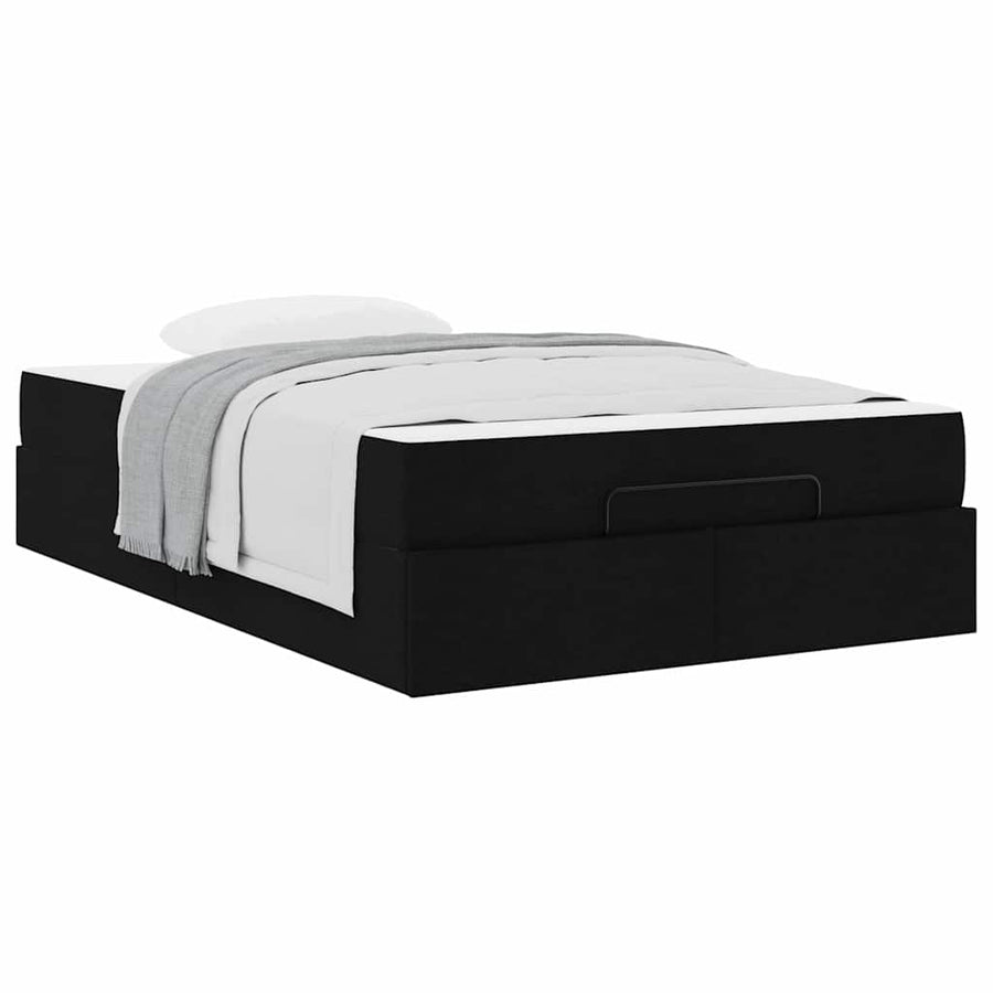 Bedframe Zwart 120 x 200 cm Stof