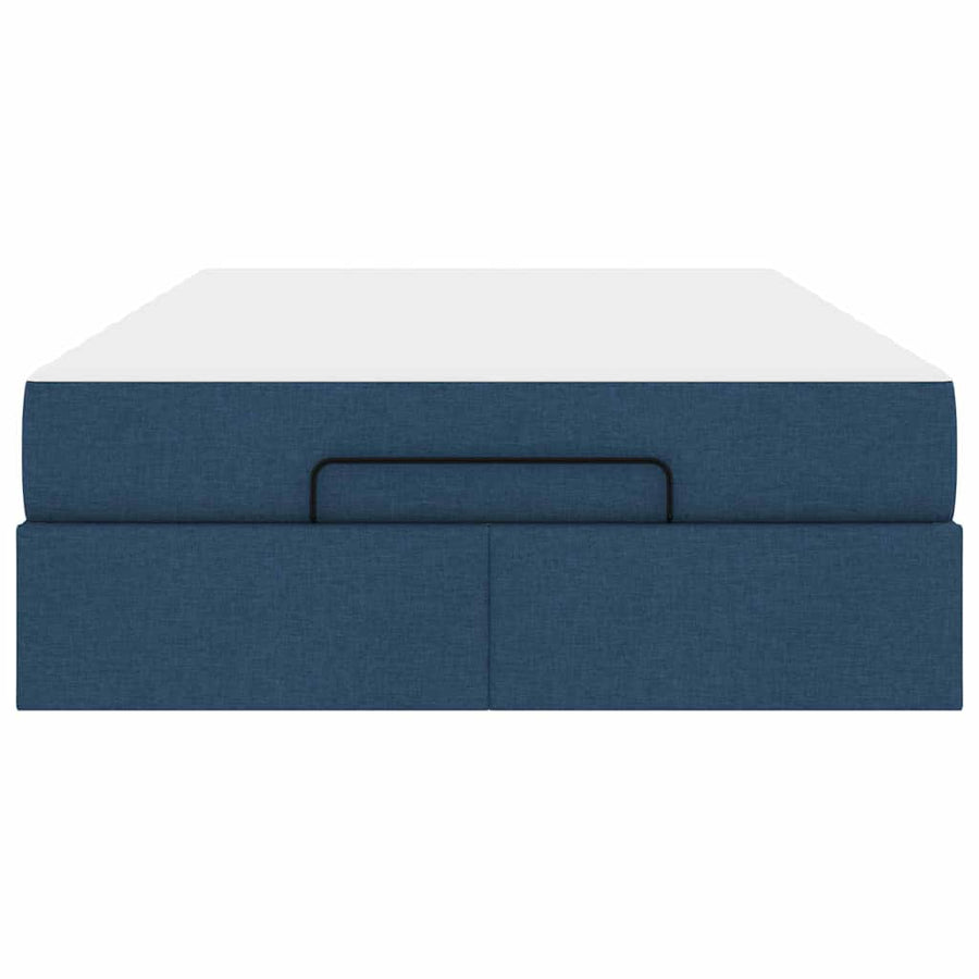 Bedframe Blauw 120 x 200 cm Stof
