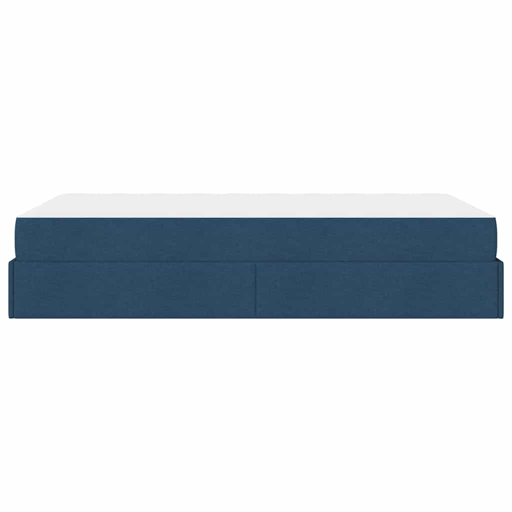Bedframe Blauw 120 x 200 cm Stof