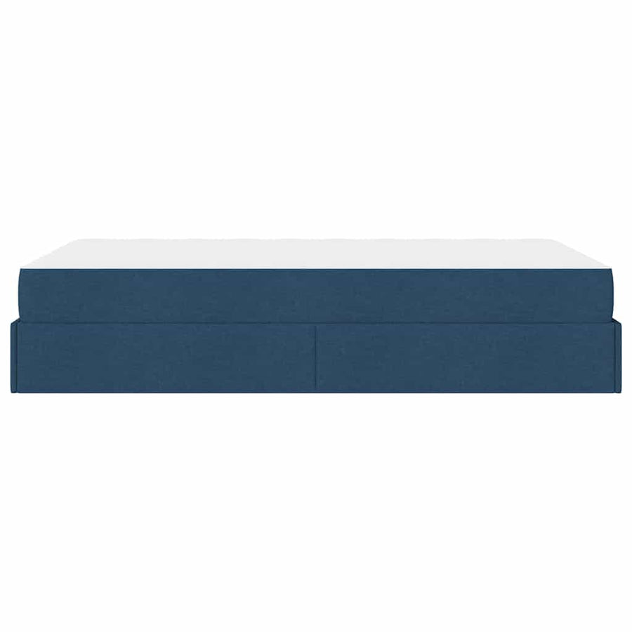 Bedframe Blauw 120 x 200 cm Stof