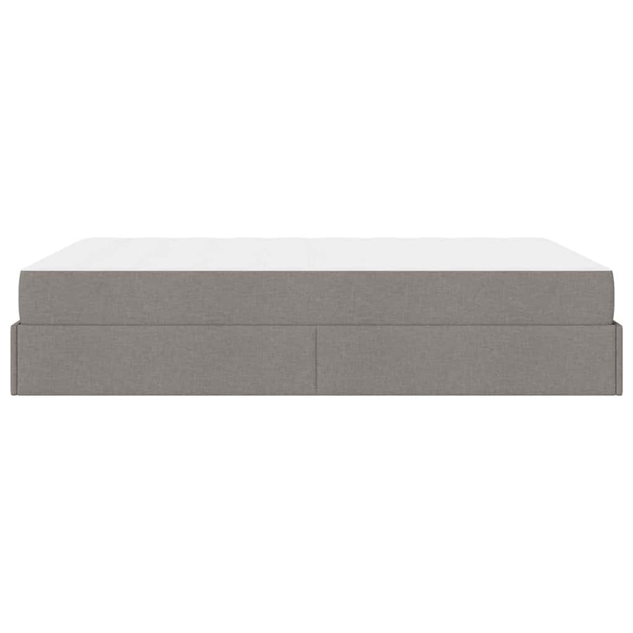 Bedframe Taupe 140 x 200 cm Stof
