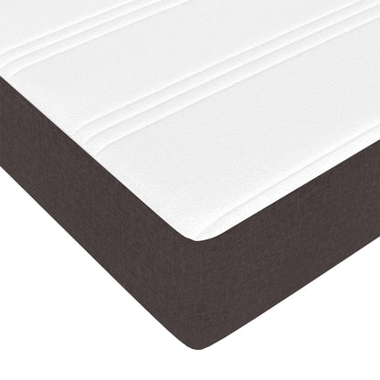 Bedframe met matras 2 pcs Tan Stof