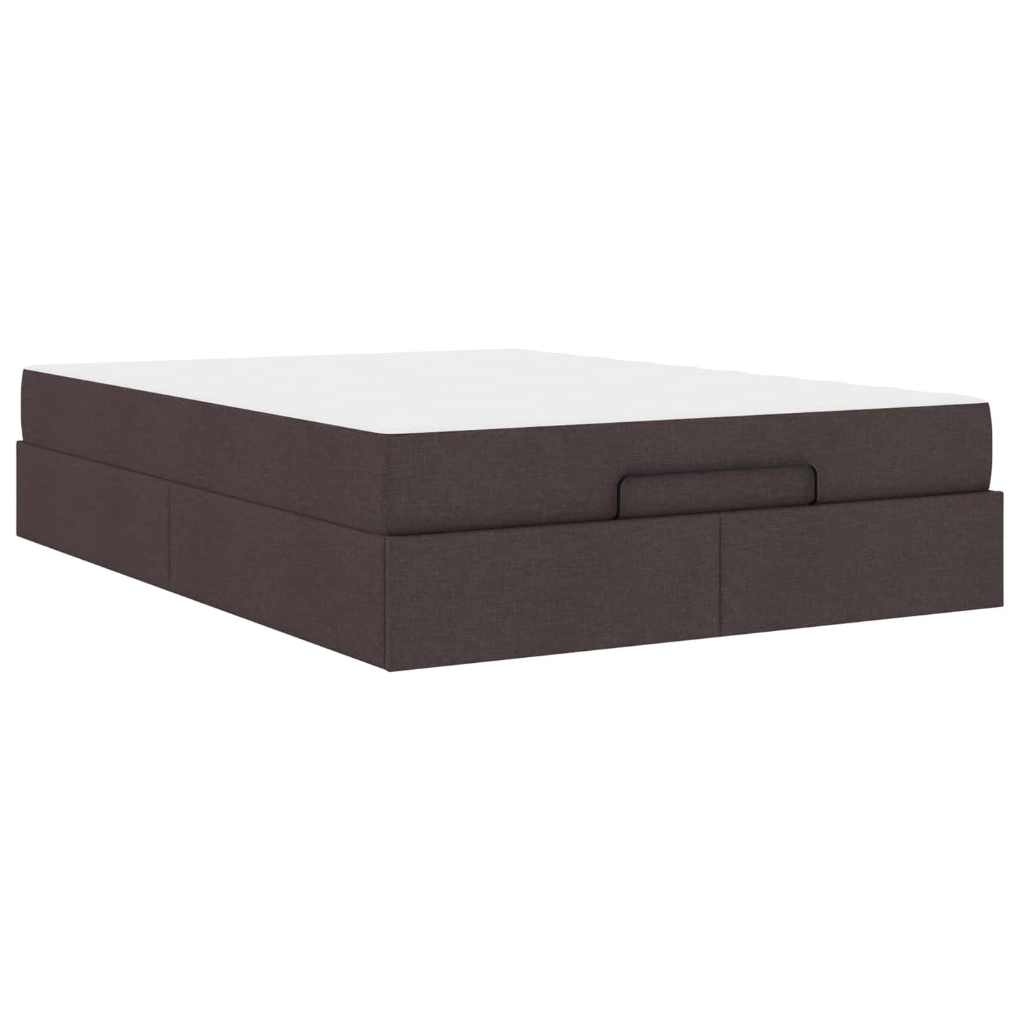 Bedframe met matras 2 pcs Tan Stof