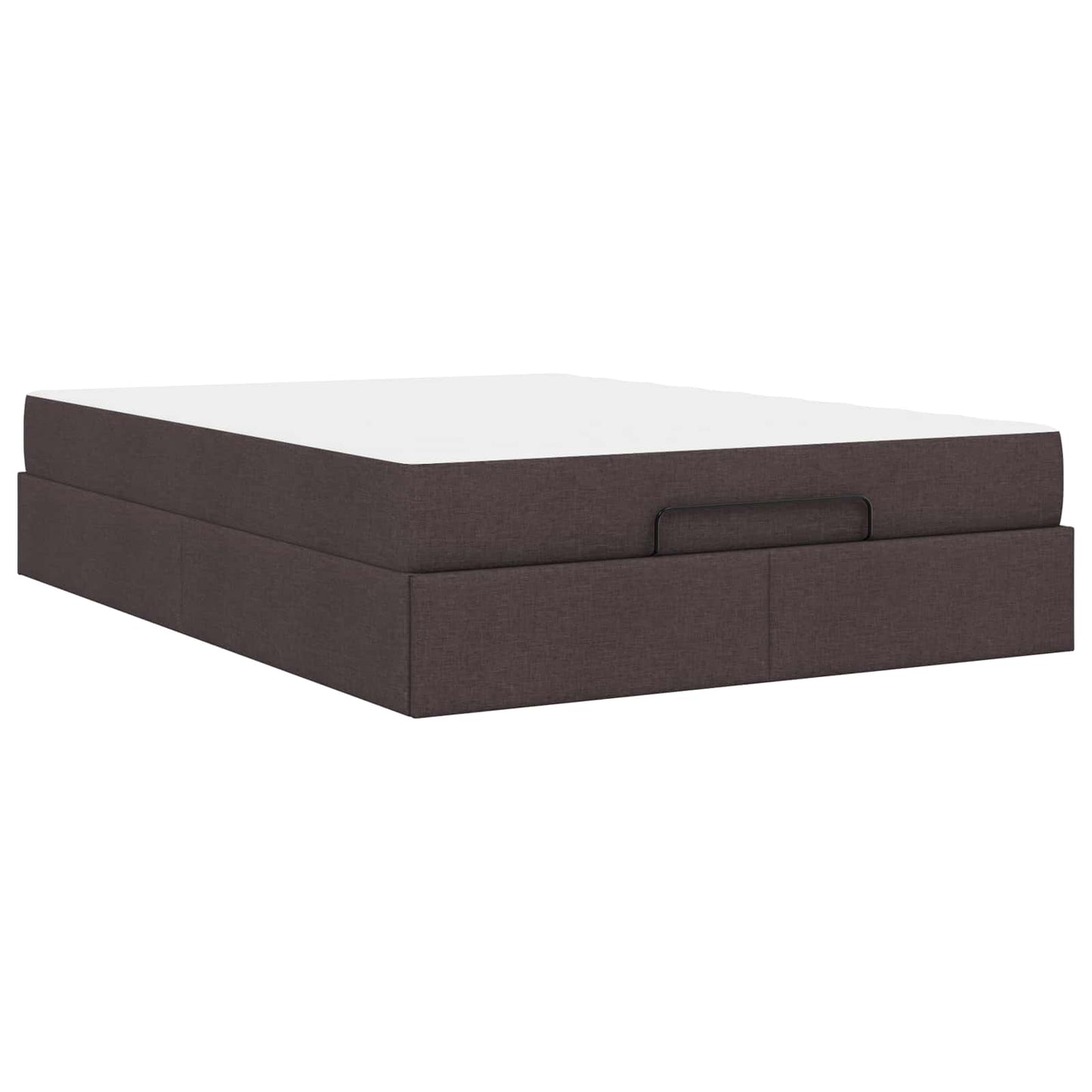 Bedframe met matras 2 pcs Tan Stof