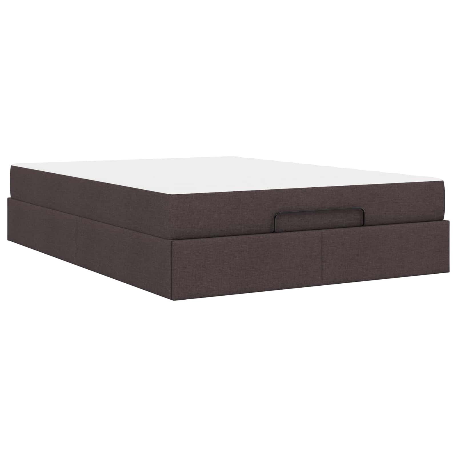 Bedframe met matras 2 pcs Tan Stof