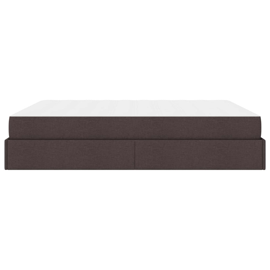 Bedframe met matras 2 st Tan Stof