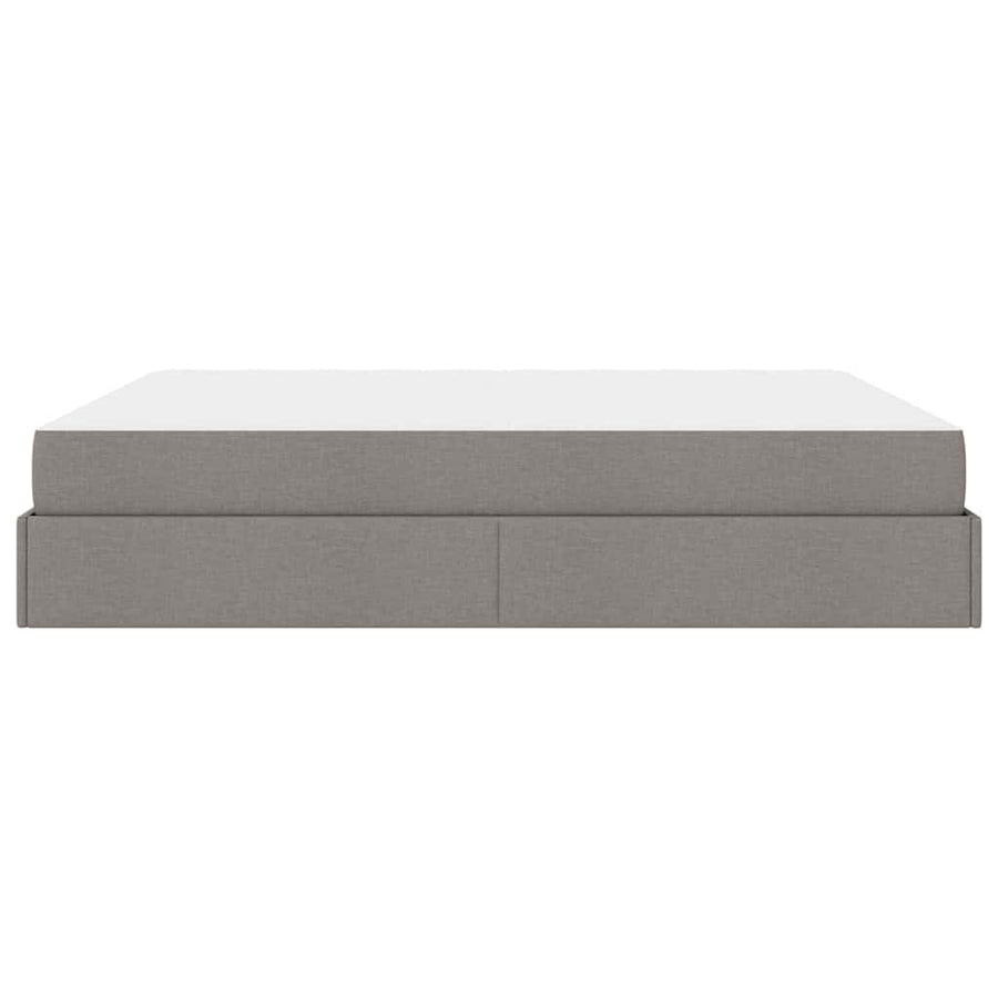 Bedframe Anders met opslag Taupe 180 x 200 cm Stof