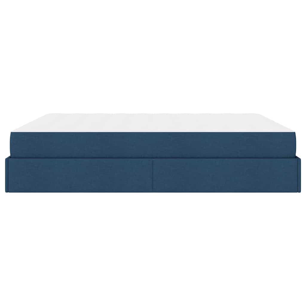 Bedframe Anders met opslag Blauw 180 x 200 cm Stof