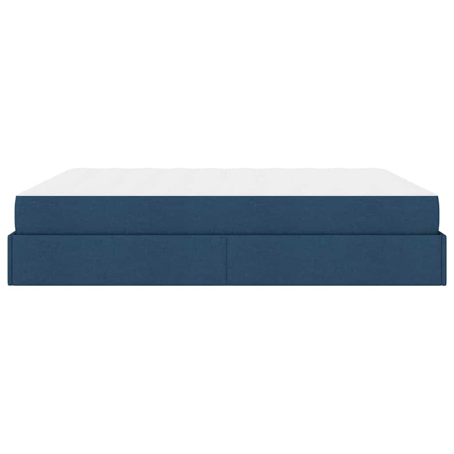 Bedframe Anders met opslag Blauw 180 x 200 cm Stof