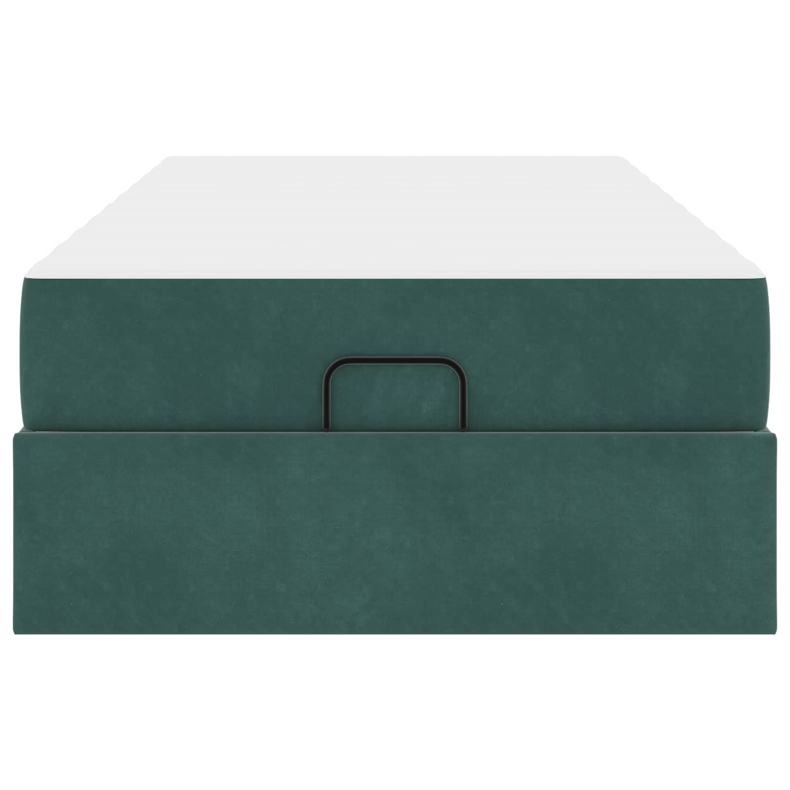 Bedframe met matras met matras 2 pcs Groen Fluweel