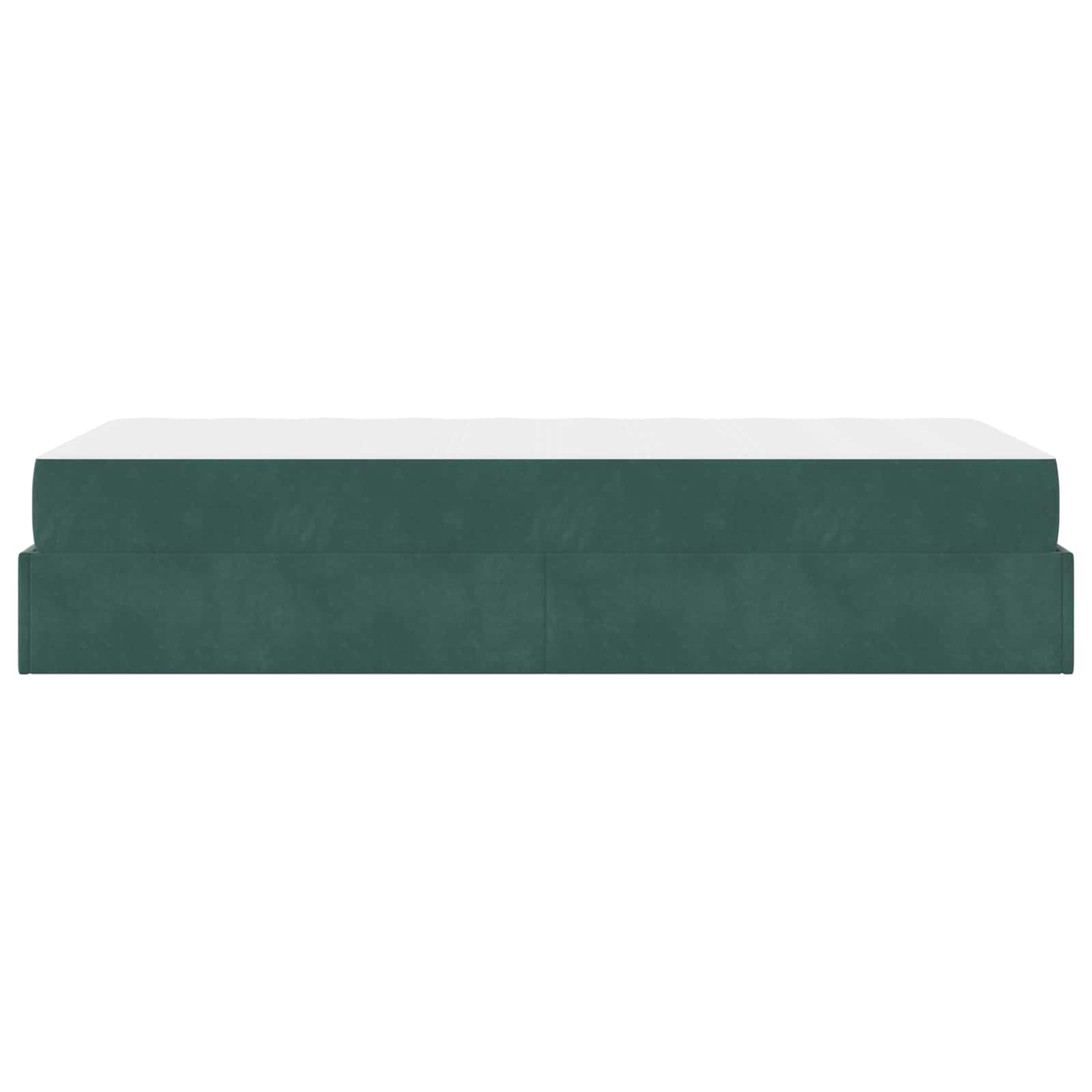 Bedframe met matras met matras 2 pcs Groen Fluweel