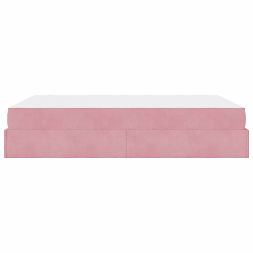 Bedframe Anders Roze 140 x 200 cm Fluweel