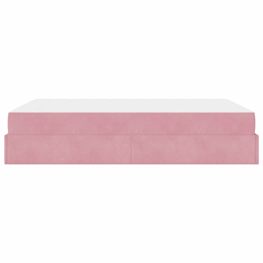 Bedframe Anders Roze 140 x 200 cm Fluweel