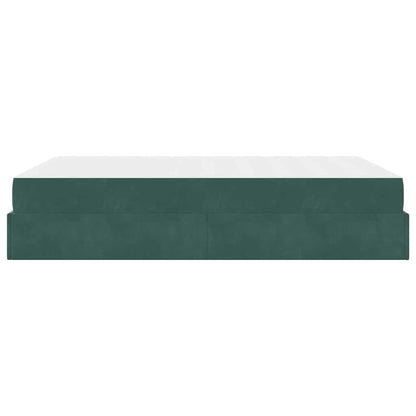 Bedframe Anders Donkergroen 160 x 200 cm Fluweel