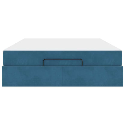 Bedframe Anders Blauw 160 x 200 cm Fluweel
