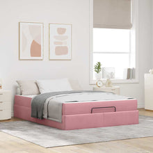 Bedframe Anders Roze 160 x 200 cm Fluweel