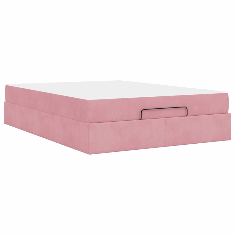 Bedframe Anders Roze 160 x 200 cm Fluweel