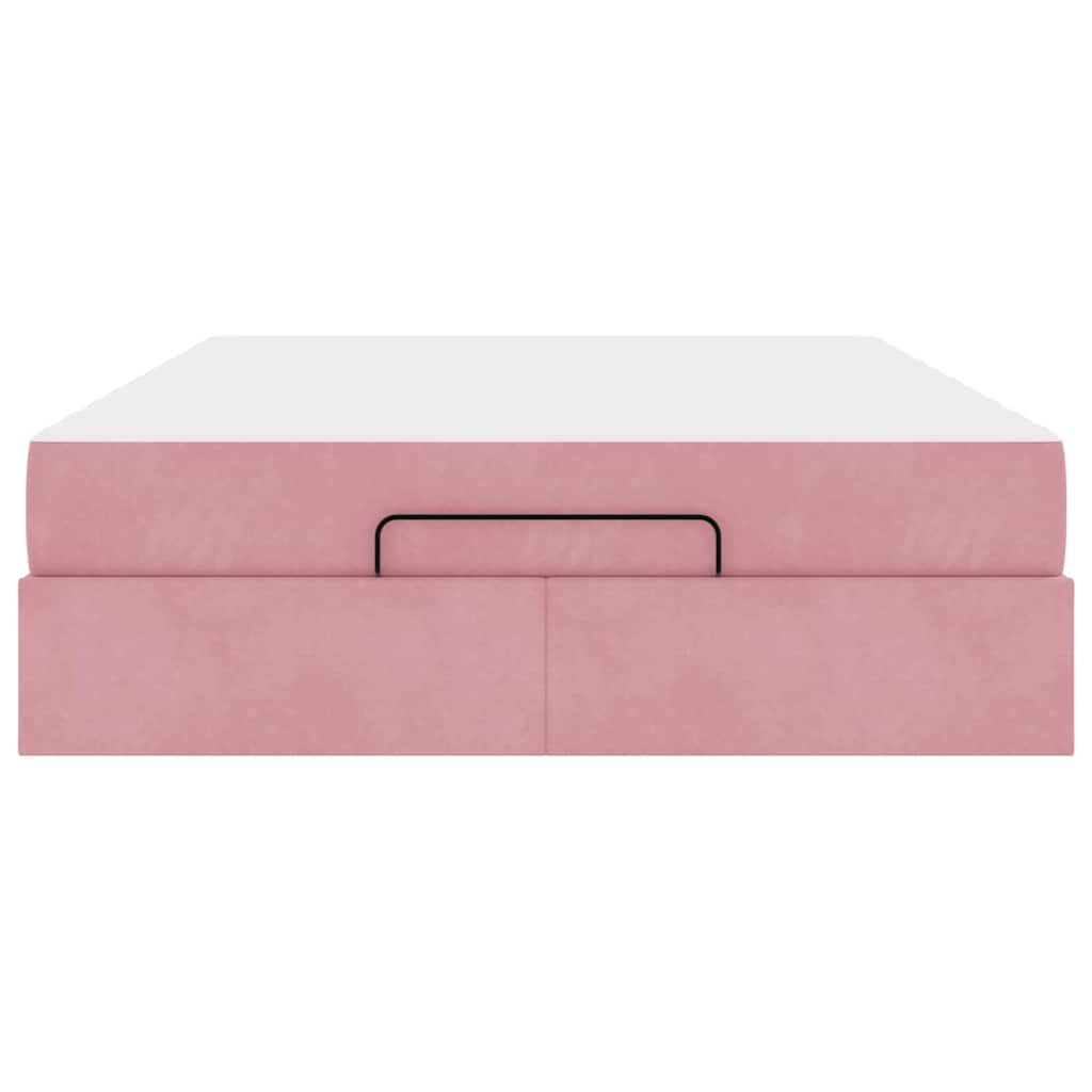 Bedframe Anders Roze 160 x 200 cm Fluweel