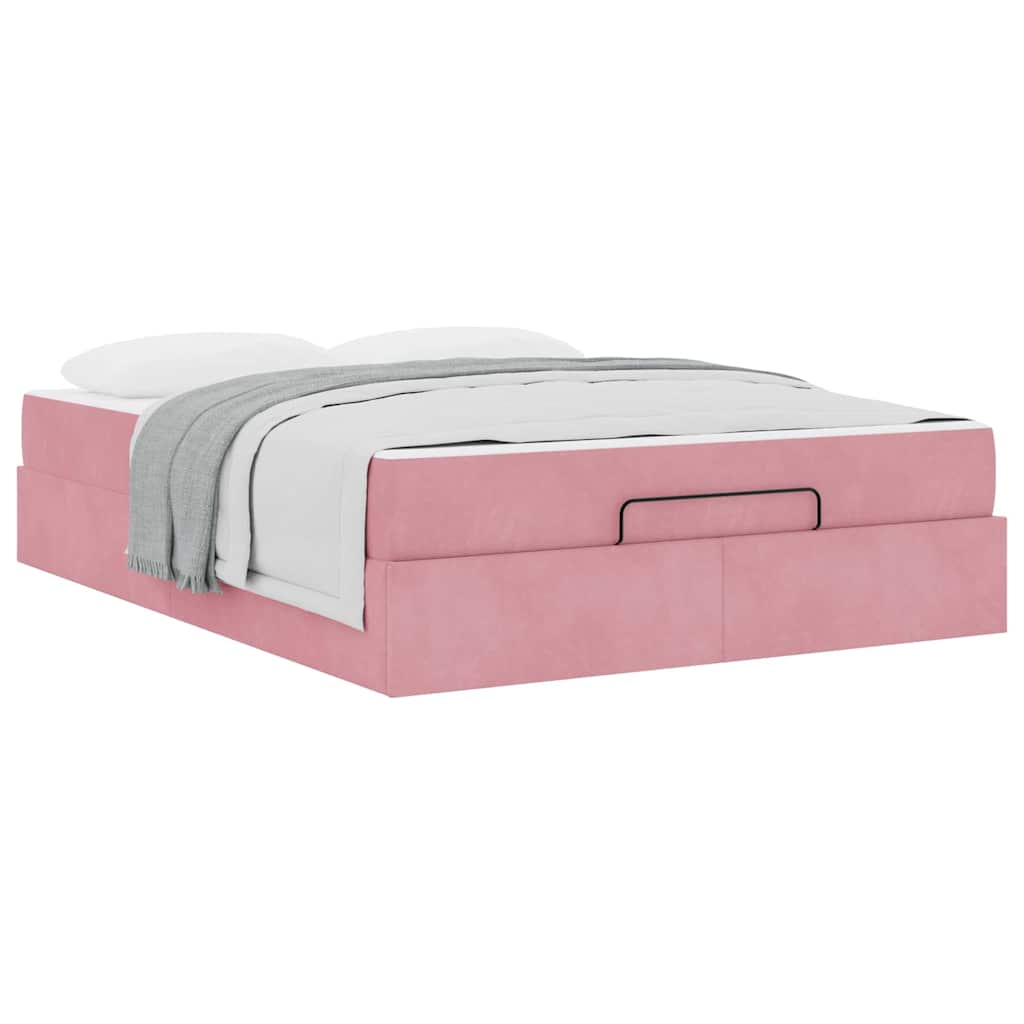 Bedframe Anders Roze 160 x 200 cm Fluweel