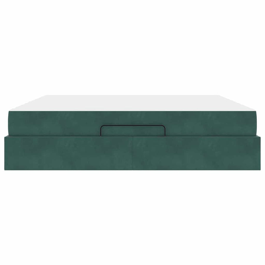 Bedframe Anders Donkergroen 180 x 200 cm Fluweel
