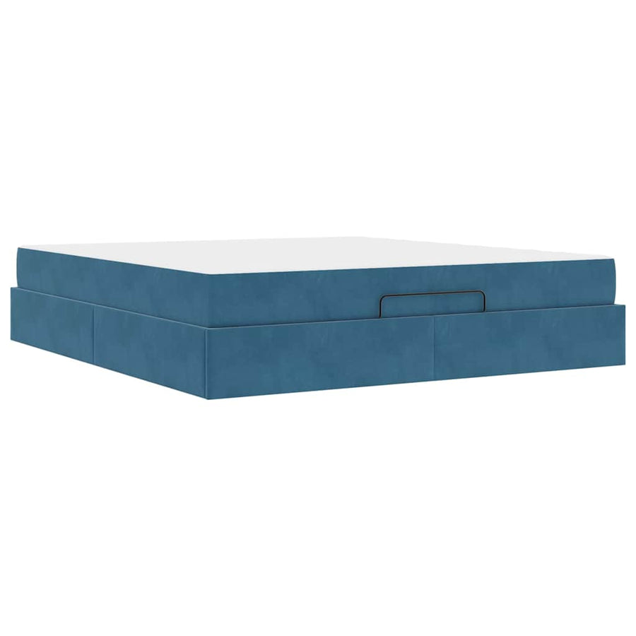 Bedframe Anders Blauw 180 x 200 cm Fluweel
