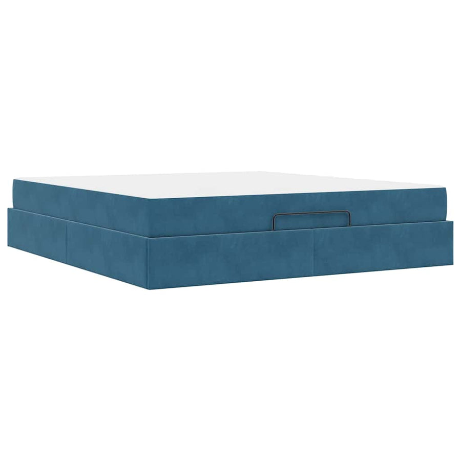 Bedframe Anders Blauw 180 x 200 cm Fluweel