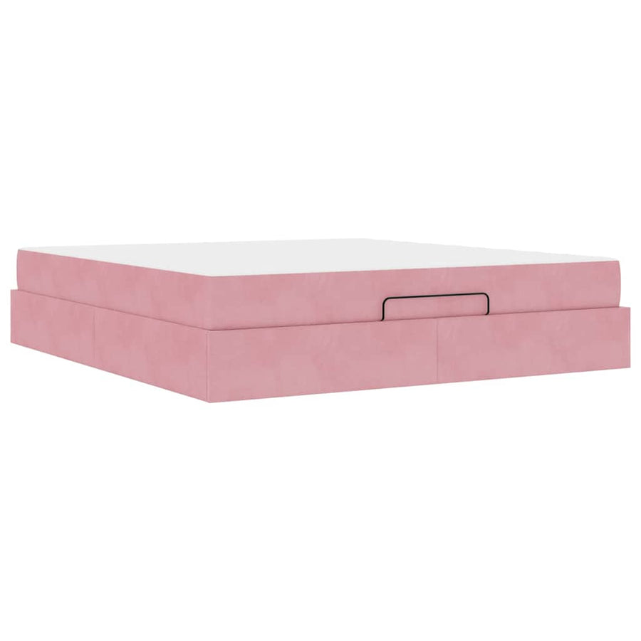 Bedframe Anders Roze 180 x 200 cm Fluweel