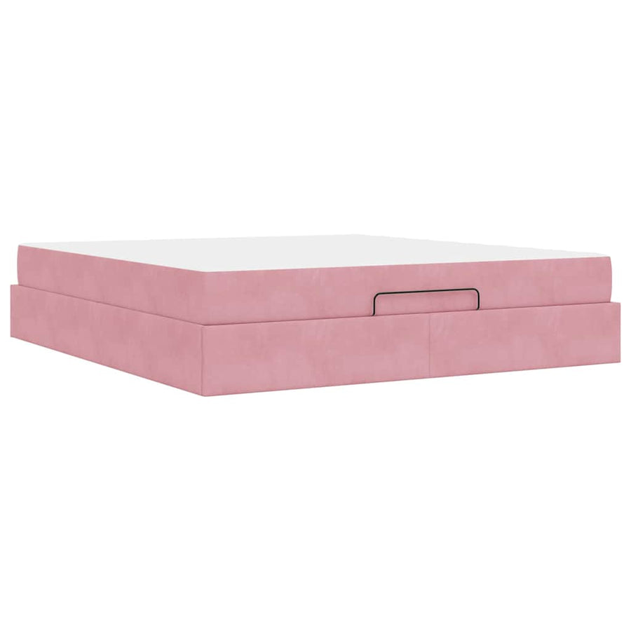 Bedframe Anders Roze 180 x 200 cm Fluweel