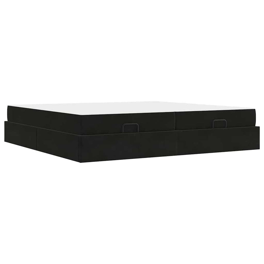 Bedframe Zwart 200 x 200 cm Fluweel