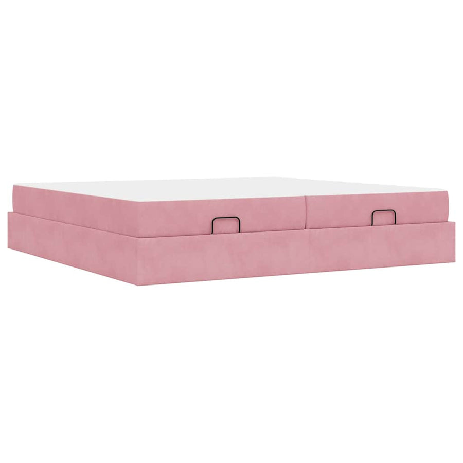 Bedframe Anders Roze 200 x 200 cm Fluweel