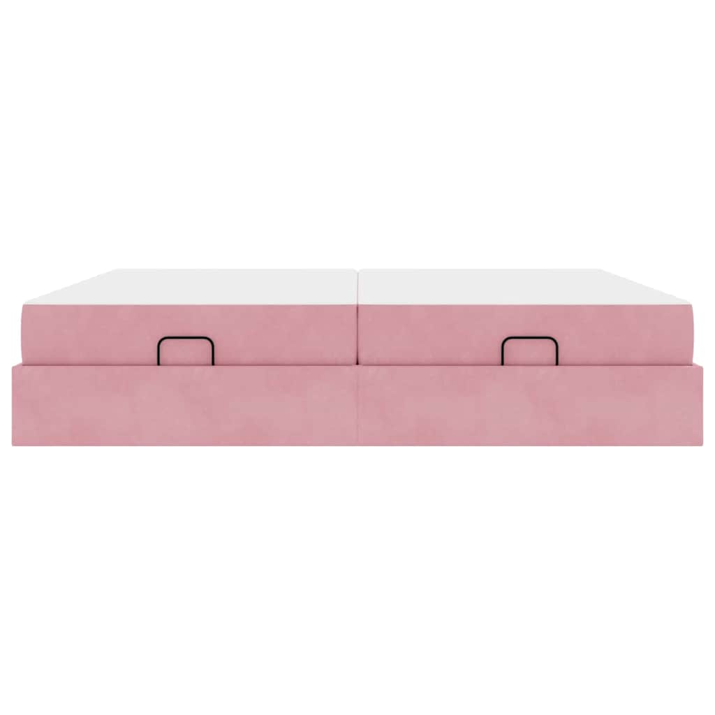 Bedframe Anders Roze 200 x 200 cm Fluweel