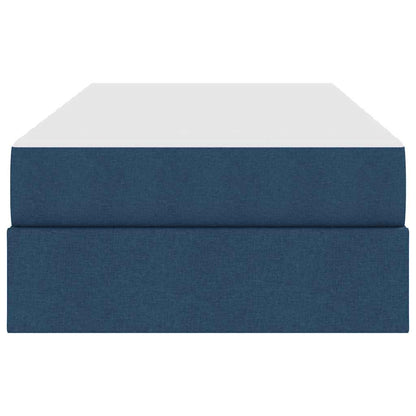 Opbergbed met matras met matras Blauw 100 x 200 cm Polyester